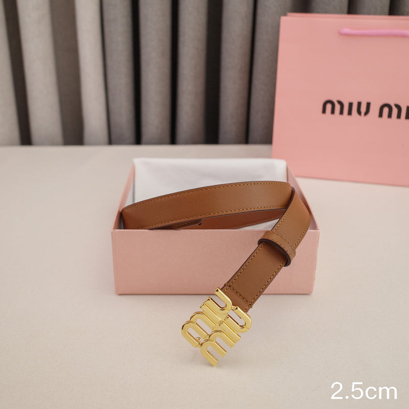 Miu Miu -2.5/2.0cm miu Brown