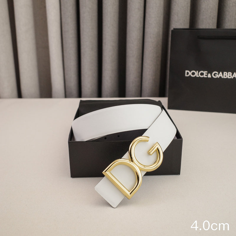 Dolce&Gabbana- 4.0cm classic DG - wireless plain weave 4001dg ( Golden)