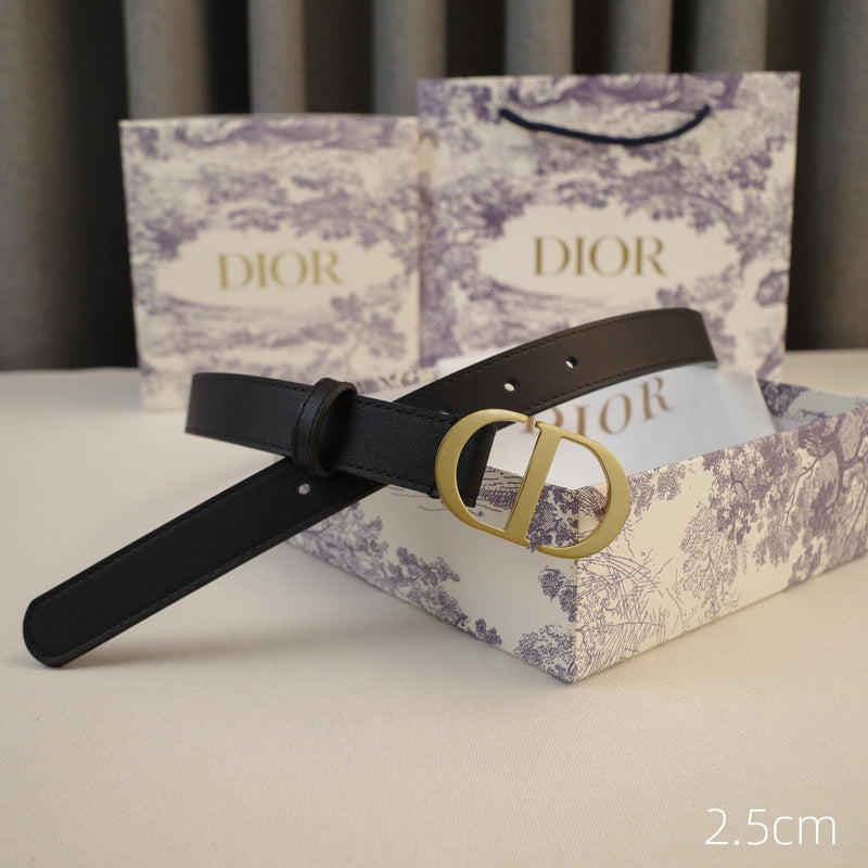 Dior-CD logo-Brass antique gold button - black ZSB3003d