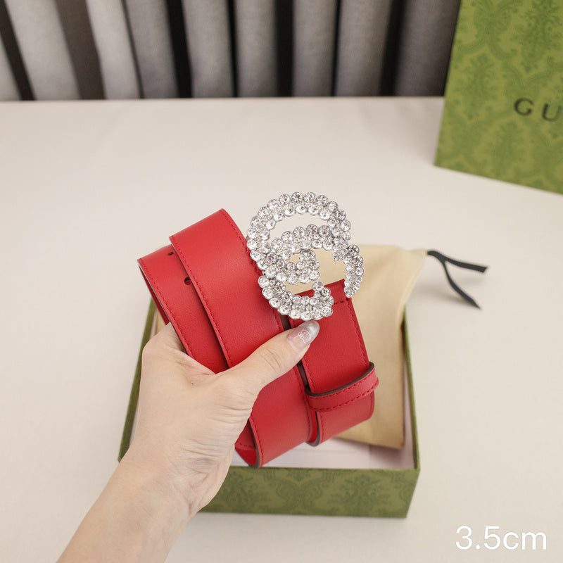 Gucci - 3.5cm G full diamond 3504g