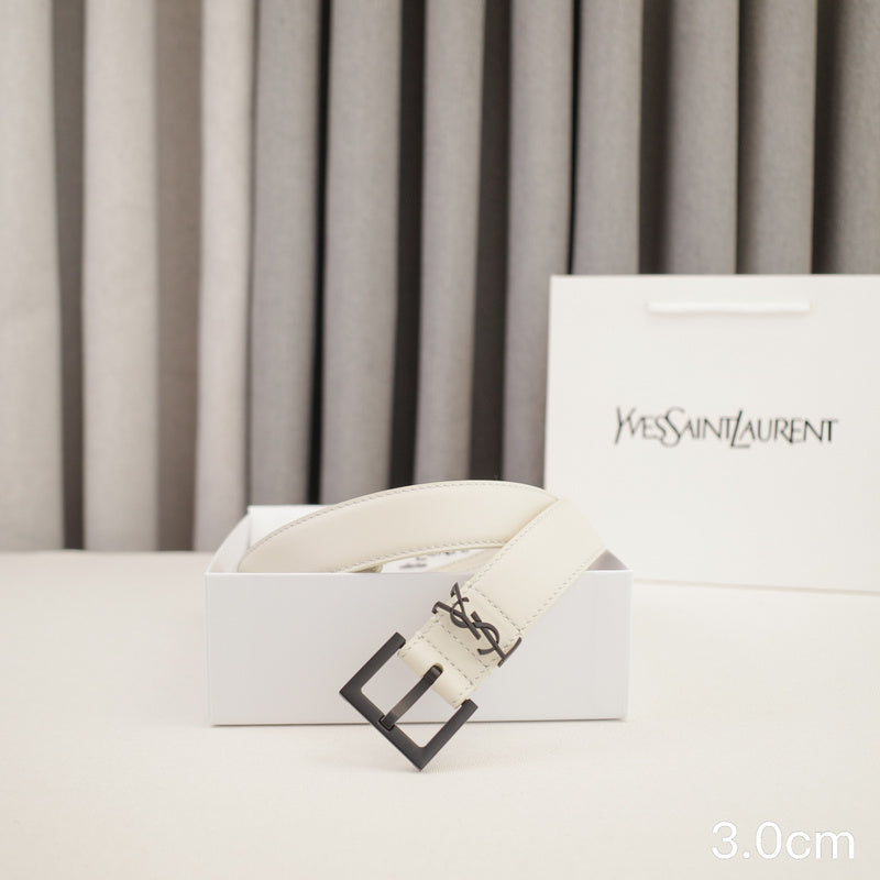 Saint Laurent - Off-white calves side