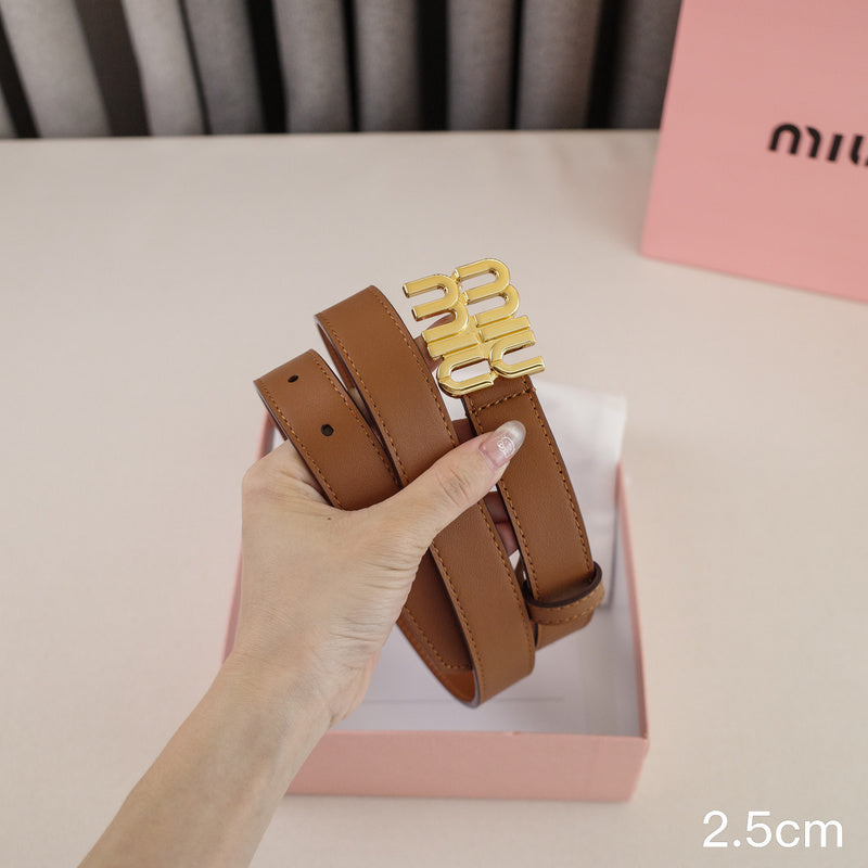 Miu Miu -2.5/2.0cm miu Brown