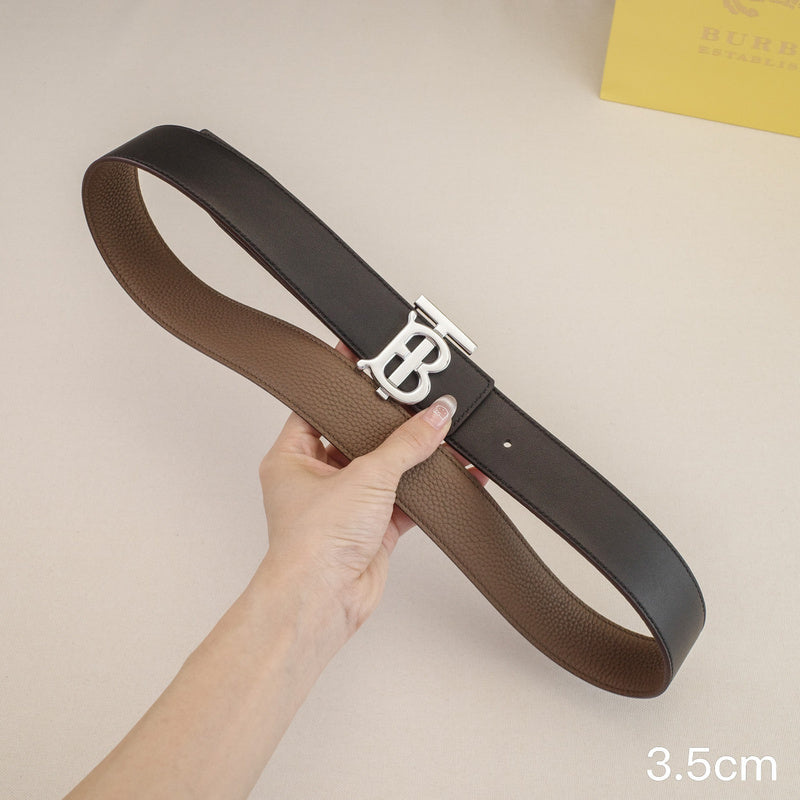 Burberry - 3.4cm - TB light brown leather 3501b