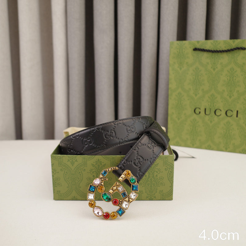 Gucci - 4.0cm G Colored gemstone - Slant side G 4027g
