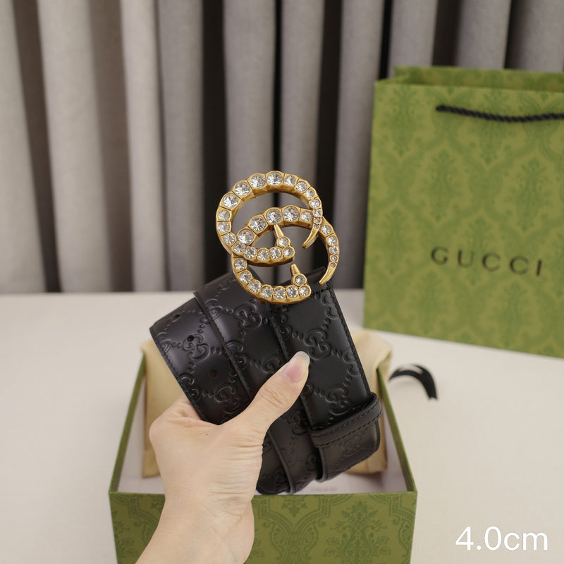 Gucci - 4.0cm G Diamond - Slant side G 4026g