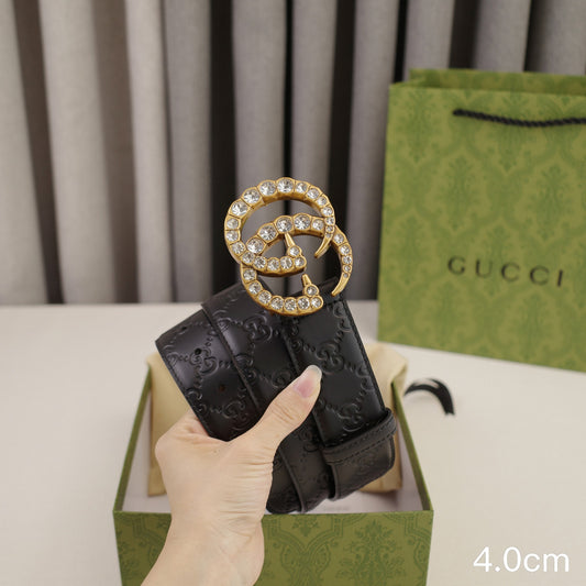 Gucci -   4.0cm G  Diamond - Slant side  G 4026g
