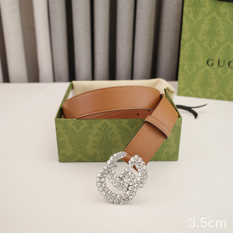 Gucci - 3.5cm G full diamond 3504g