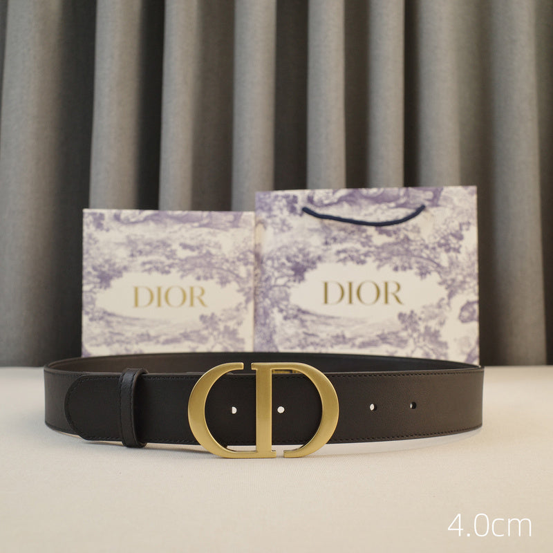 Dior-CD logo-Brass antique gold button - black ZSB3003d