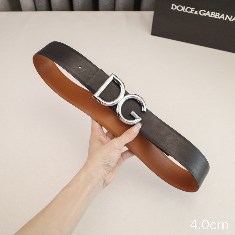 Dolce&Gabbana- 4.0cm classic DG - wireless plain weave 4001dg(Silver)
