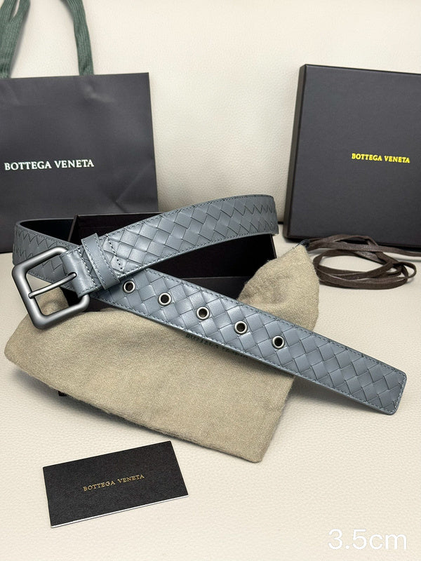Bottega Veneta - 3.5cm classic pin buckle Intrecciato woven 3501bv