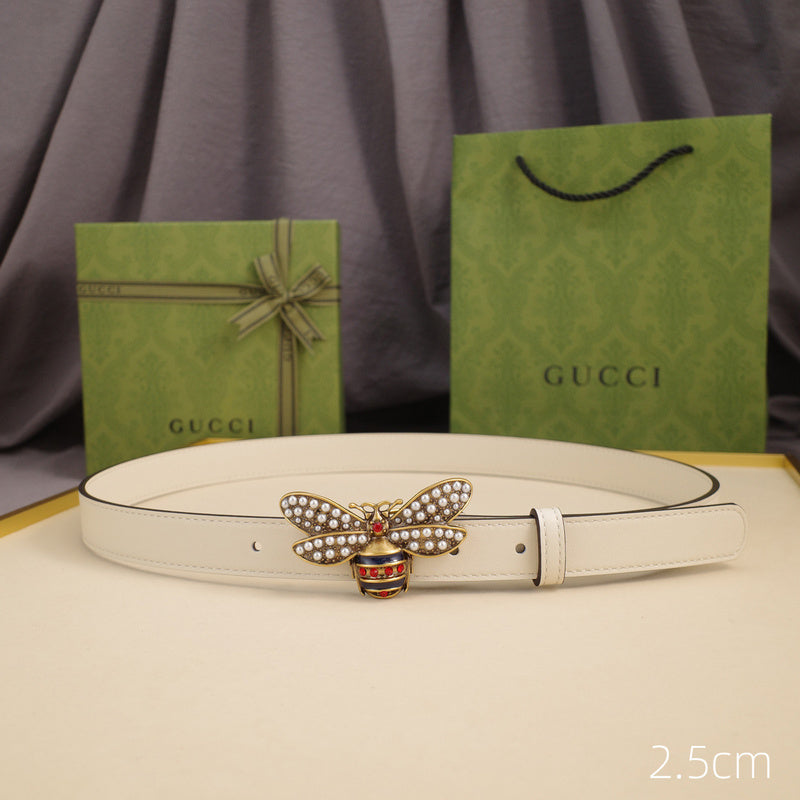 Gucci - Little Bee-plain red