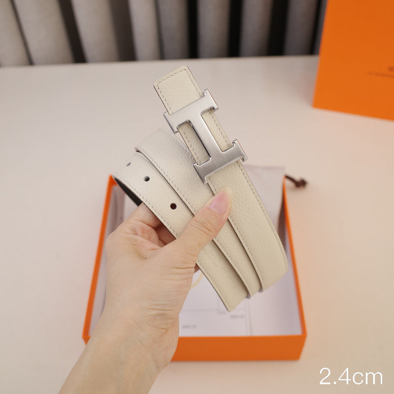 Hermes - 2.4cm classic H gold buckle
