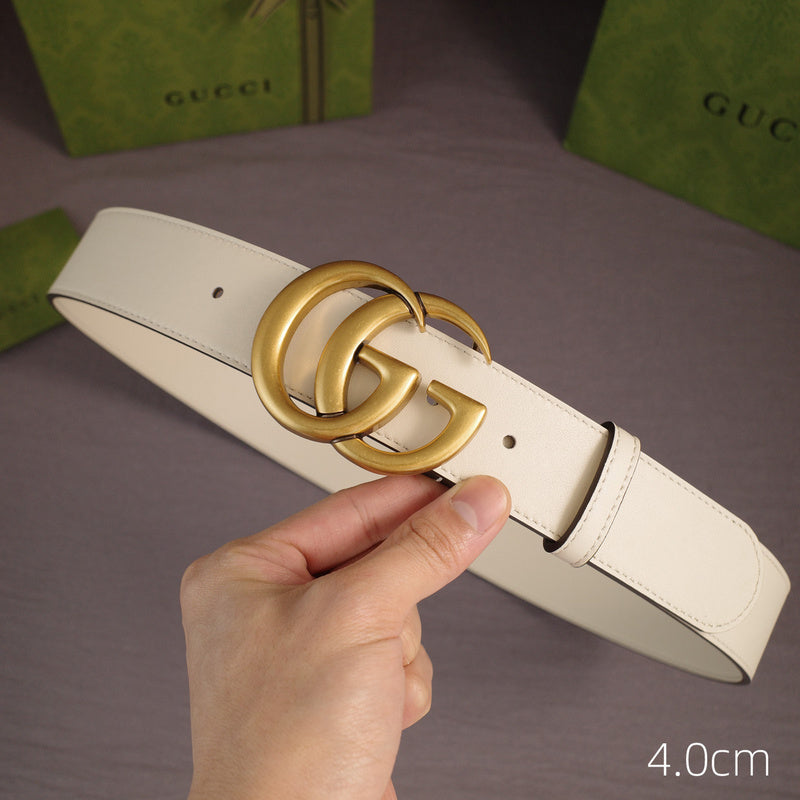 Gucci - 5 widths classic G-plain white