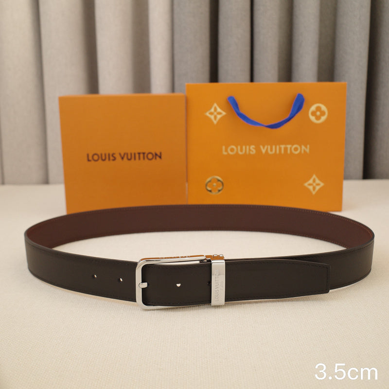 LV - Louis Vuitton- 3.5cm hollow needle - plain weave slant edge 3518L