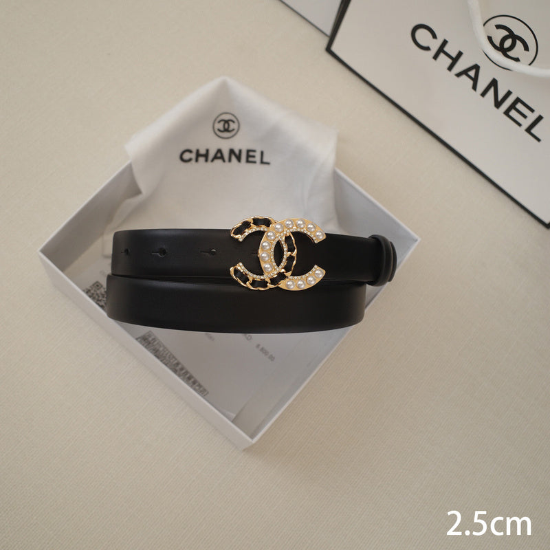 Chanel-2.5 Wearing leather pearls B2510L