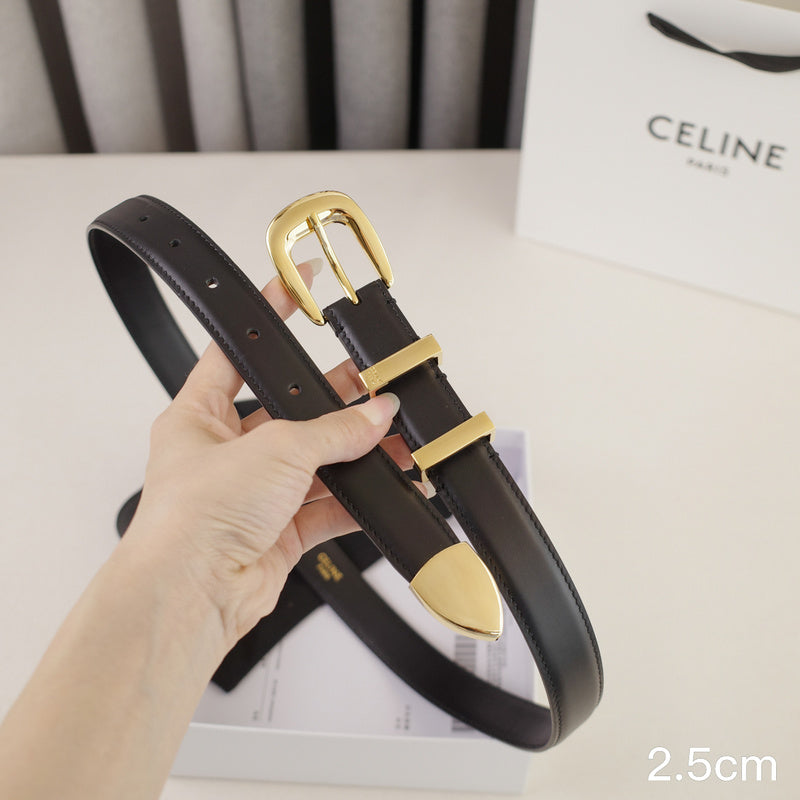 Celine - 2.5cm/1.8cm Bright gold