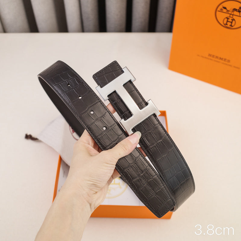 Hermes - Classic H-crocodile pattern ZSB3821h