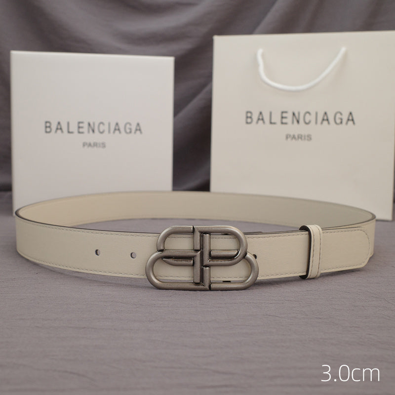 Balenciaga - 3.0cm white leather ZSB3001bb