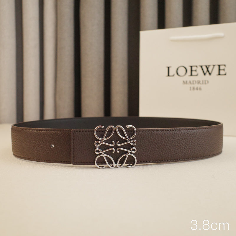 LOEWE - 3.8/3.4cm pebble grain coffee