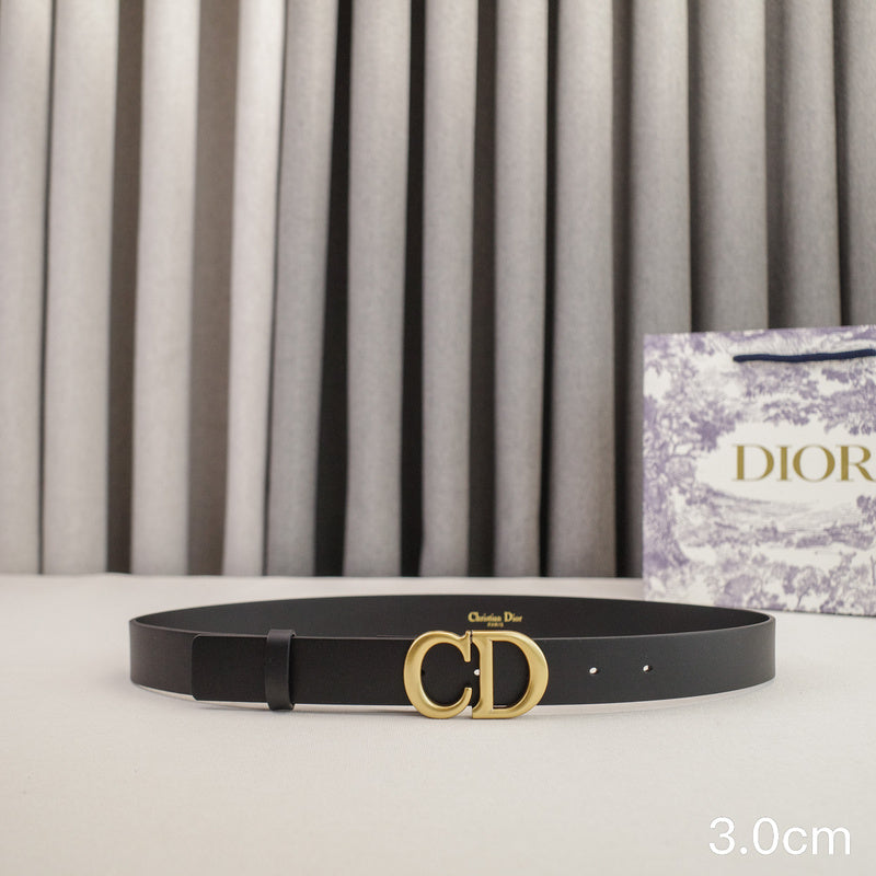 Dior-2.0cm saddle CD button 3001cd / 2001cd