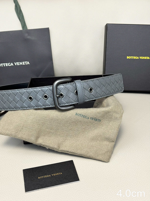 Bottega Veneta - 4.0cm classic pin buckle Intrecciato woven 4002bv