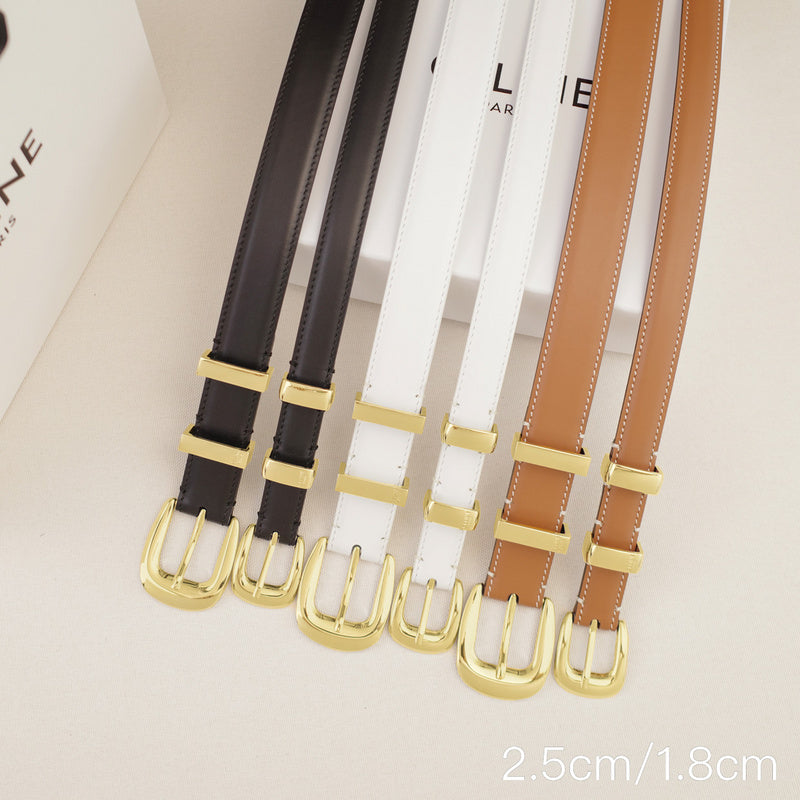 Celine - 2.5cm/1.8cm Bright gold
