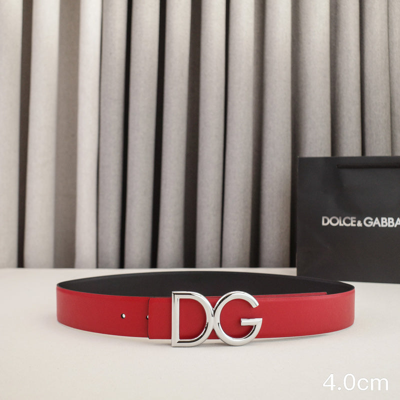 Dolce&Gabbana- 4.0cm classic DG - wireless plain weave 4001dg(Silver)
