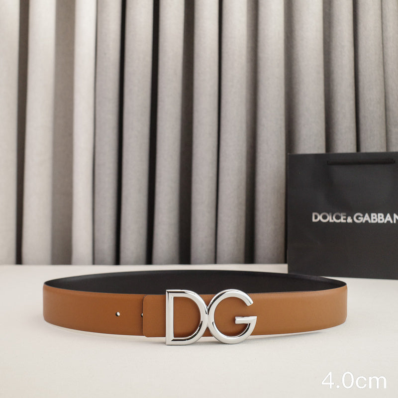 Dolce&Gabbana- 4.0cm classic DG - wireless plain weave 4001dg(Silver)