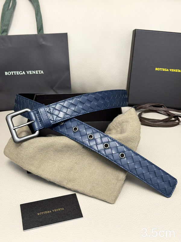 Bottega Veneta - 3.5cm classic pin buckle Intrecciato woven 3501bv