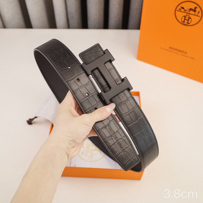 Hermes - Classic H-crocodile pattern ZSB3821h