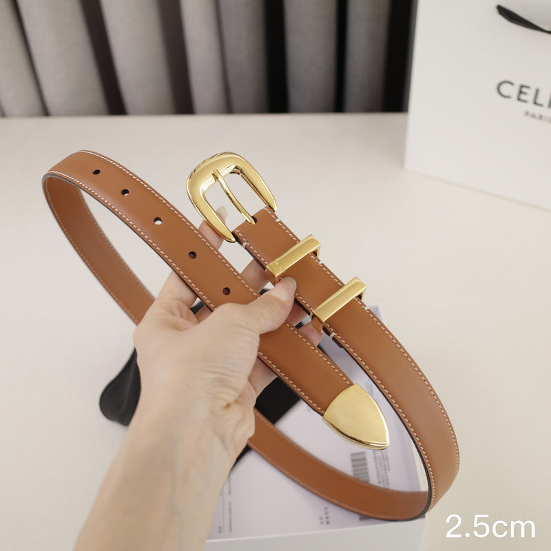 Celine - 2.5cm/1.8cm Bright gold