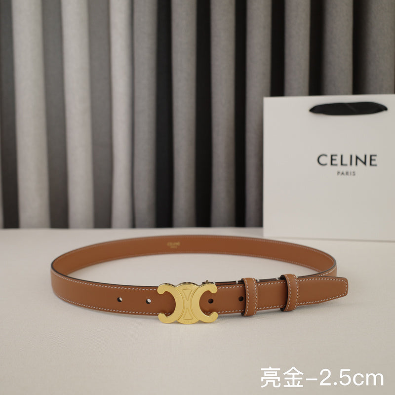 Celine - 2.5cm/1.8cm Bright gold
