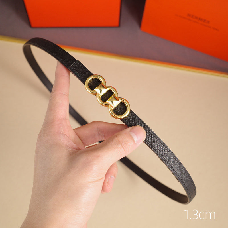 Hermes - 1.3cm H Audi-palm print 1312h