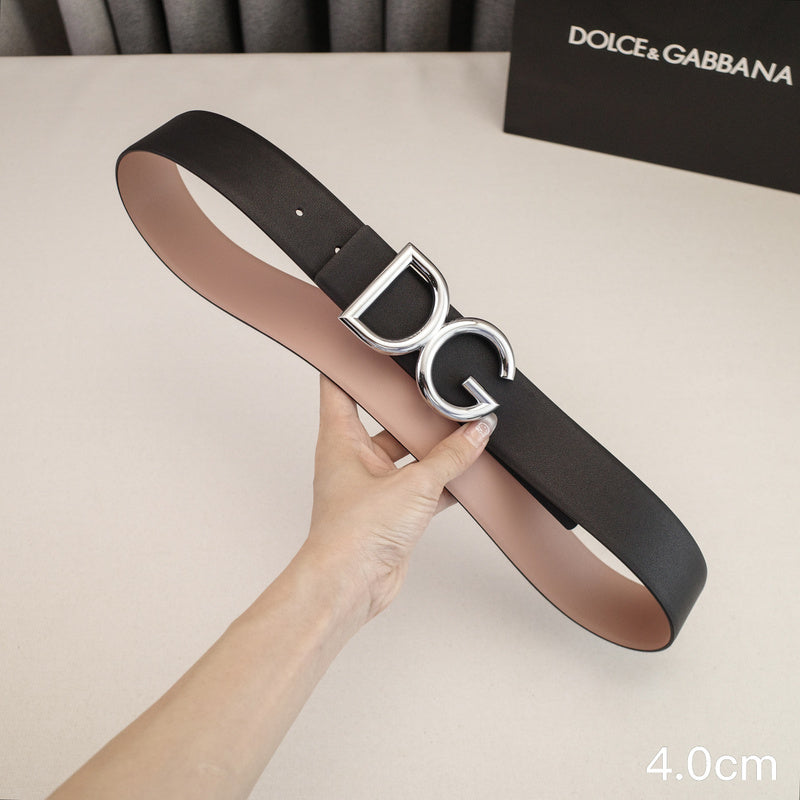 Dolce&Gabbana- 4.0cm classic DG - wireless plain weave 4001dg(Silver)