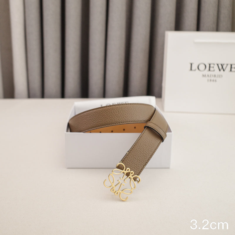 LOEWE - 3.2/2.0cm pebble grain khaki