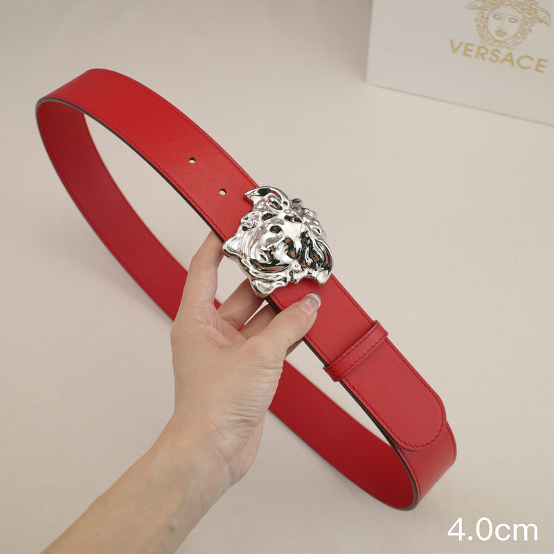 Versace-4.0cm beauty head-plain red
