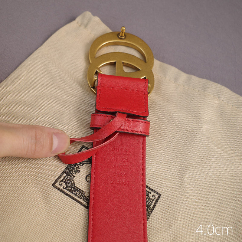 Gucci - 5 widths classic G-plain red