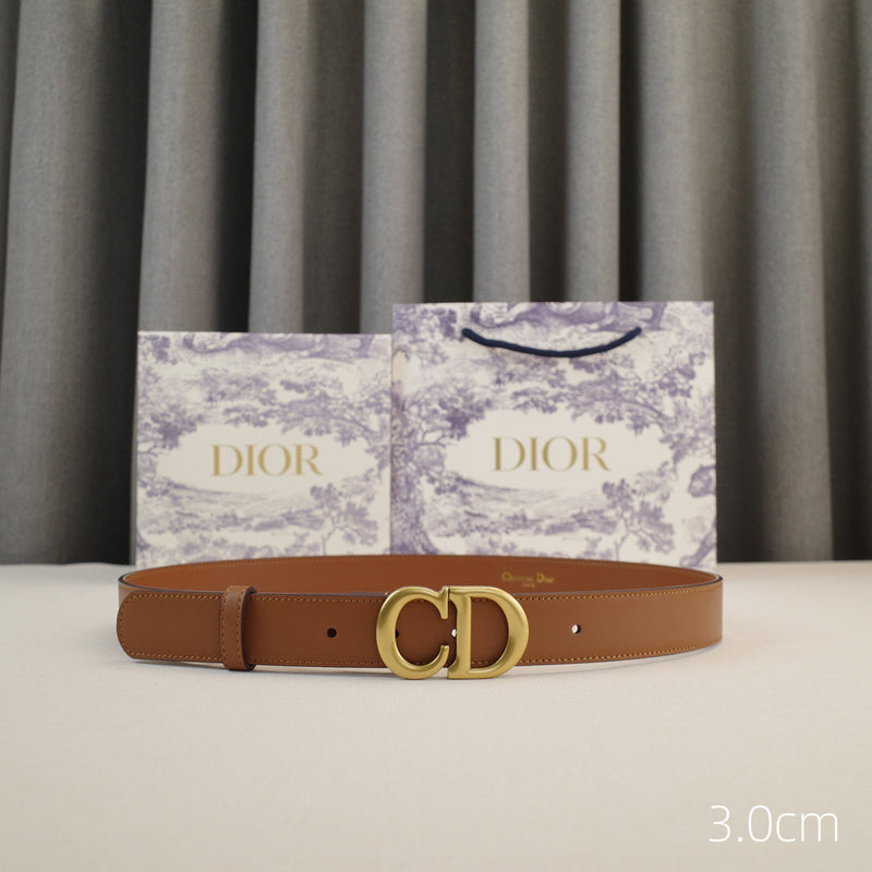 Dior-CD saddle ring - antique gold 3.0cm