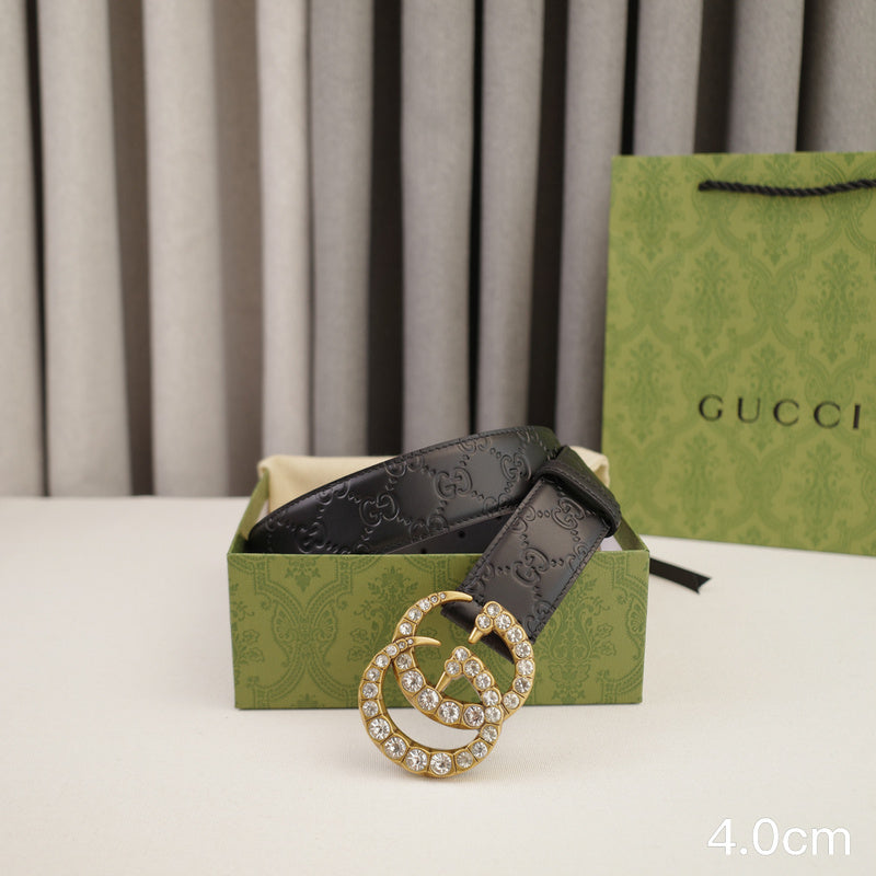 Gucci - 4.0cm G Diamond - Slant side G 4026g