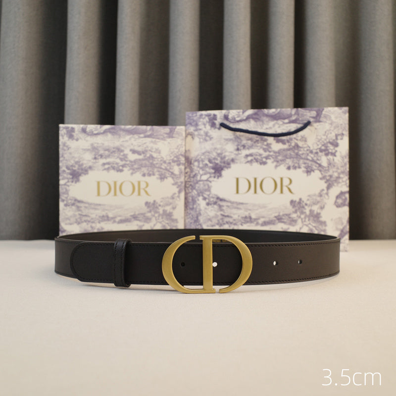 Dior-CD logo-Brass antique gold button - black ZSB3003d