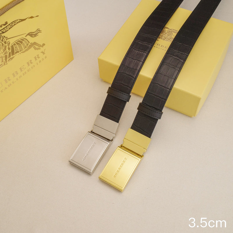 Burberry - 3.5cm - Crocodile pattern
