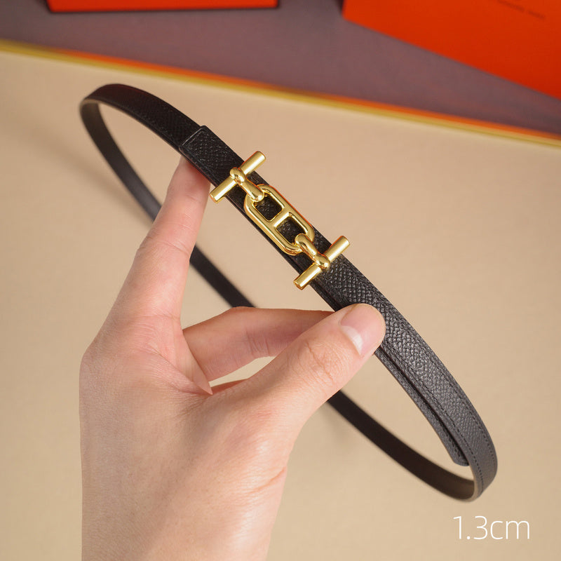Hermes - 1.3cm ancress-palm print 1304h