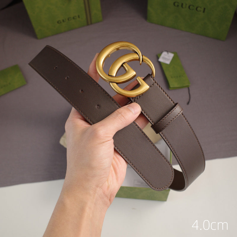 Gucci - 5 widths classic G-plain coffee