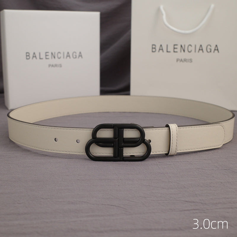 Balenciaga - 3.0cm white leather ZSB3001bb