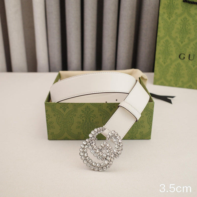 Gucci - 3.5cm G full diamond 3504g