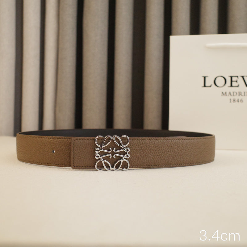 LOEWE - 3.8/3.4cm pebble grain khaki