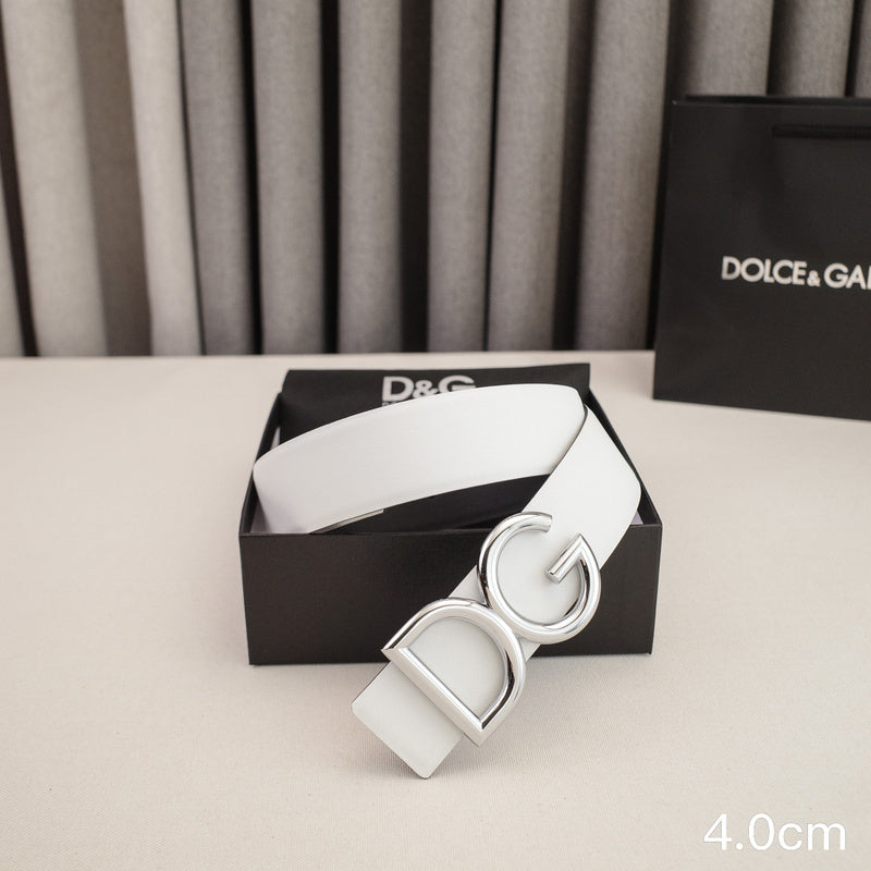 Dolce&Gabbana- 4.0cm classic DG - wireless plain weave 4001dg(Silver)