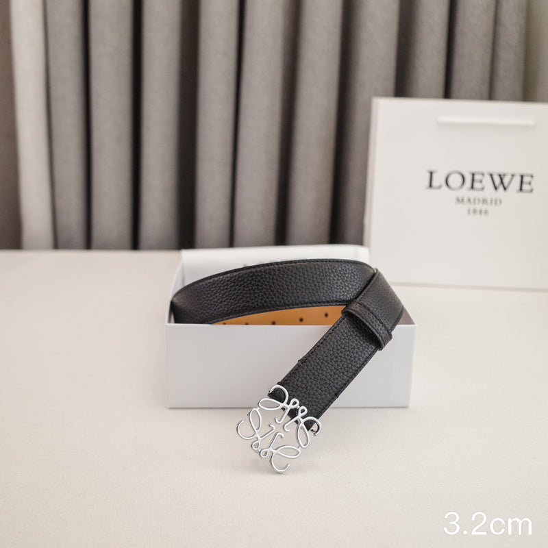 LOEWE - 3.2/2.0cm pebble grain black
