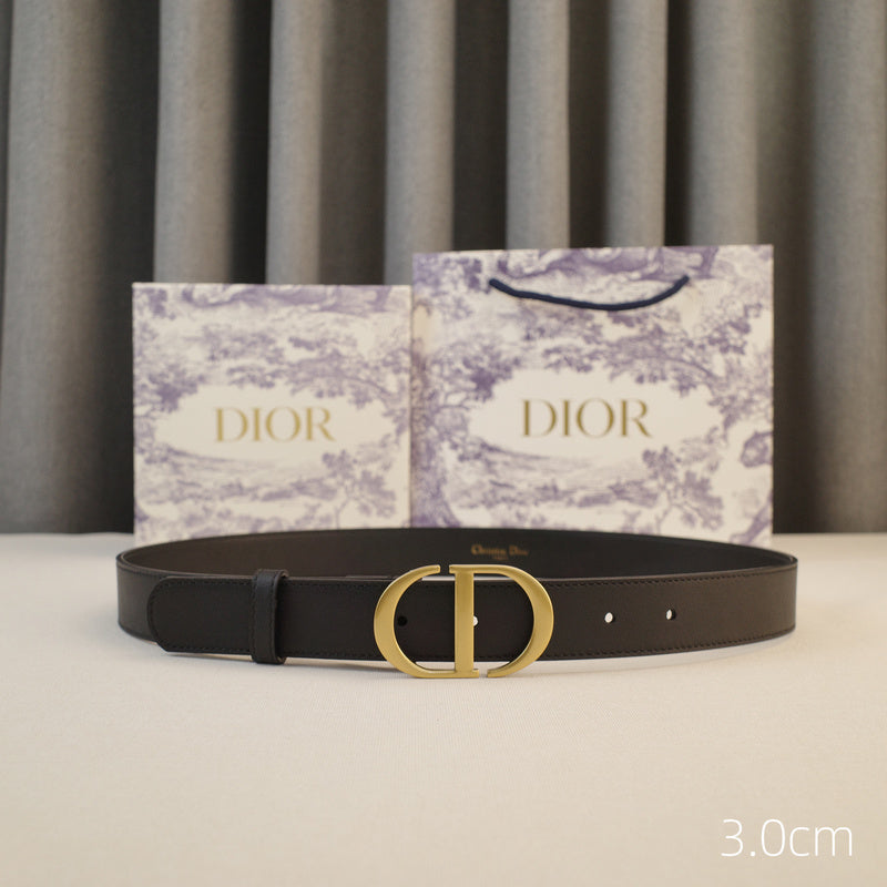 Dior-CD logo-Brass antique gold button - black ZSB3003d