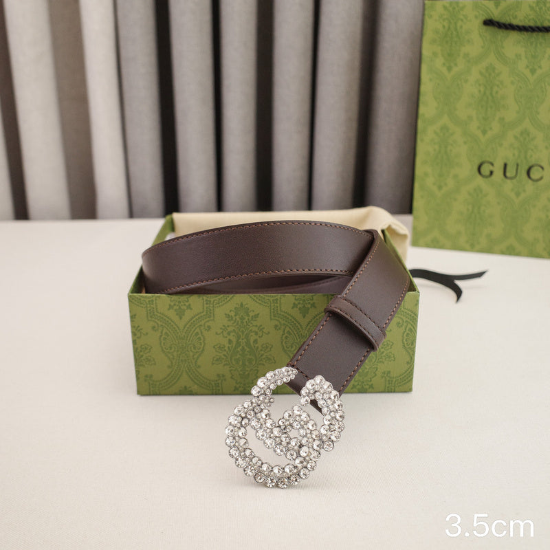 Gucci - 3.5cm G full diamond 3504g